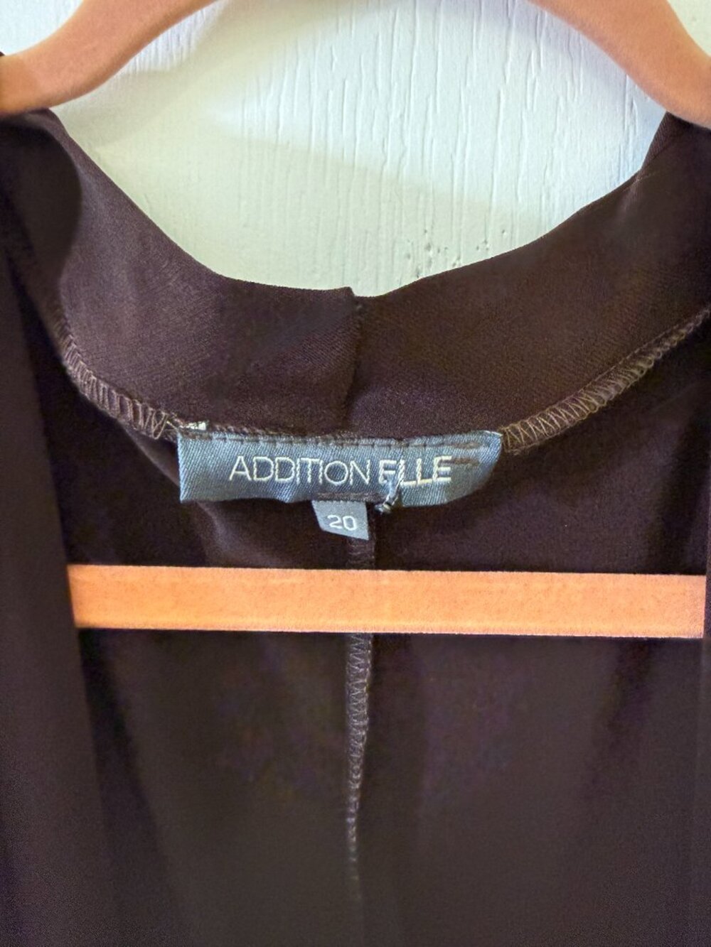 Addition Elle Plus Size Y2K Brown Ring Detail Midi Dress Size 20 - Picture 5 of 5